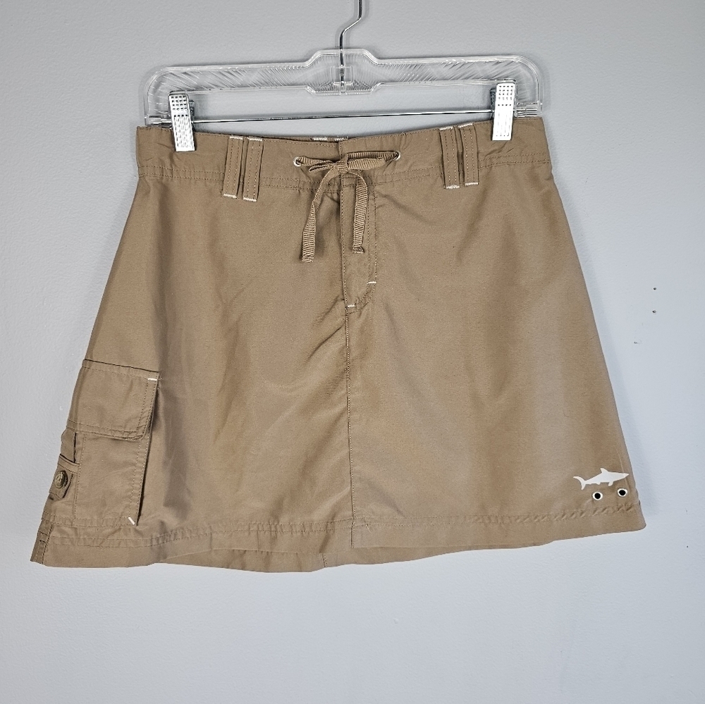 Against The Elements Brown Cargo Pocket Mini Skirt Size: 6
